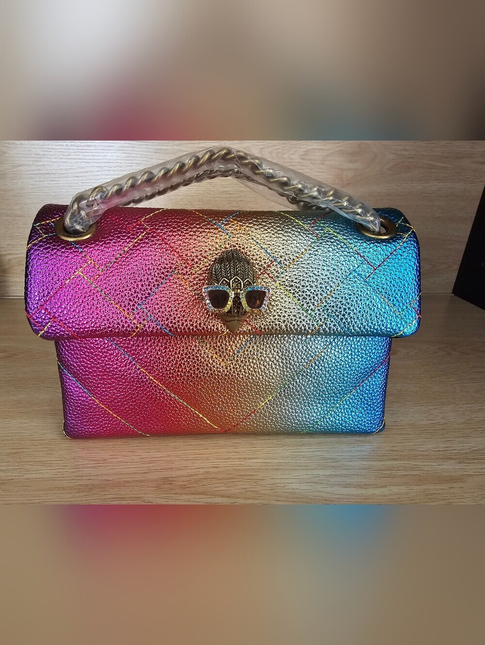 Kurt Geiger London Mini Leather Kensington Bag.